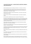 CCNA PRACTICE FINAL EXAM 1 &vert; COMPLETE PRACTICE QUESTIONS&comma; ANSWERS & STUDY GUIDE 2026&sol;2027&NewLine;&NewLine;