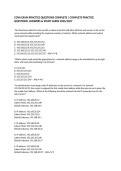 CCNA EXAM PRACTICE QUESTIONS COMPLETE &vert; COMPLETE PRACTICE QUESTIONS&comma; ANSWERS & STUDY GUIDE 2026&sol;2027