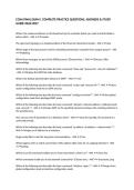CCNA FINAL EXAM &vert; COMPLETE PRACTICE QUESTIONS&comma; ANSWERS & STUDY GUIDE 2026&sol;2027