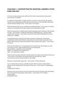 CCNA EXAM 1 &vert; COMPLETE PRACTICE QUESTIONS&comma; ANSWERS & STUDY GUIDE 2026&sol;2027
