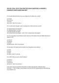 200-301 CCNA&colon; CISCO CCNA PRACTICE EXAM QUESTIONS & ANSWERS &vert; COMPLETE STUDY GUIDE 2026&sol;2027