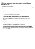 B&period;4 CISCO CCNA 200-301 PRACTICE EXAM &vert; COMPLETE PRACTICE QUESTIONS&comma; ANSWERS & STUDY GUIDE 2026&sol;2027