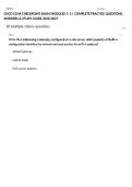 CISCO CCNA CHECKPOINT EXAM MODULES 1&ndash;3 &vert; COMPLETE PRACTICE QUESTIONS&comma; ANSWERS & STUDY GUIDE 2026&sol;2027