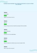 CERTIFIED PARAOPTOMETRIC FINAL PAPER EXAM QUESTIONS ACCURATE ANSWERS&NewLine;FULL SOLUTION