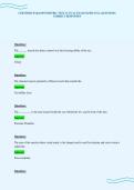 CERTIFIED PARAOPTOMETRIC TEST ACTUAL EXAM PAPER FULL QUESTIONS&NewLine;CORRECT RESPONSES
