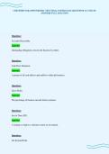 CERTIFIED PARAOPTOMETRIC TEST FINAL PAPER EXAM QUESTIONS ACCURATE&NewLine;ANSWERS FULL SOLUTION