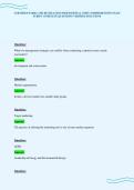 CERTIFIED PARKS AND RECREATION PROFESSIONAL CPRP COMPREHENSIVE EXAM&NewLine;SCRIPT COMPLETE QUESTIONS VERIFIED SOLUTIONS