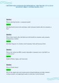 CERTIFIED PARKS AND RECREATION PROFESSIONAL CPRP UPDATED ACTUAL EXAM&NewLine;QUESTIONS CORRECT ANSWERS GRADED A PLUS