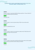 CERTIFIED MEDICAL SURGICAL REGISTERED NURSE UPDATED ACTUAL EXAM&NewLine;QUESTIONS CORRECT ANSWERS GRADED A PLUS