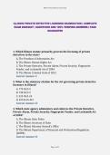 ILLINOIS PRIVATE DETECTIVE LICENSING EXAMINATION &vert; COMPLETE EXAM 2026&sol;2027 &vert; QUESTIONS AND 100&percnt; VERIFIED ANSWERS &vert; PASS GUARANTEE&NewLine;&NewLine;