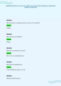 CERTIFIED PENNSYLVANIA EVALUATOR ACTUAL EXAM TEST PAPER FULL QUESTIONS&NewLine;CORRECT RESPONSES