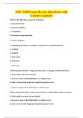 NSG 3100 Exam Review Questions with&NewLine;Correct Answers