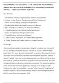 WGU D582 OBJECTIVE ASSESSMENT EXAM &ndash; QUESTIONS AND ANSWERS &vert;&NewLine;VERIFIED AND WELL DETAILED ANSWERS &vert; PLUS RATIONALES &vert; DOWNLOAD&NewLine;AND PASS &vert; LATEST EXAM UPDATE 2026&sol;2027