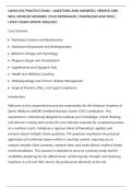 NASM CNC PRACTICE EXAM &ndash; QUESTIONS AND ANSWERS &vert; VERIFIED AND&NewLine;WELL DETAILED ANSWERS &vert; PLUS RATIONALES &vert; DOWNLOAD AND PASS &vert;&NewLine;LATEST EXAM UPDATE 2026&sol;2027