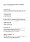 CISCO NETACAD SRWE FINAL EXAM &vert; COMPLETE PRACTICE QUESTIONS&comma; ANSWERS & STUDY GUIDE 2026&sol;2027