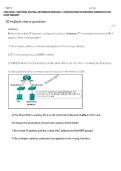 FINAL EXAM &ndash; SWITCHING&comma; ROUTING&comma; AND WIRELESS ESSENTIALS &vert; COMPLETE PRACTICE QUESTIONS&comma; ANSWERS & STUDY GUIDE 2026&sol;2027
