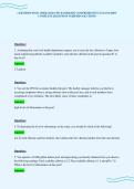 CERTIFIED POOL OPERATOR CPO HANDBOOK COMPREHENSIVE EXAM SCRIPT&NewLine;COMPLETE QUESTIONS VERIFIED SOLUTIONS