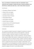 WGU C224 RESEARCH FOUNDATION OBJECTIVE ASSESSMENT EXAM QUESTIONS AND ANSWERS &vert; EXAM TESTBANK WITH VERIFIED AND WELL DETAILED ANSWERS &vert; PLUS RATIONALES &vert; DOWNLOAD AND PASS &vert; LATEST EXAM UPDATE 2026&sol;2027