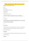 Pump ops Questions with Correct Answers