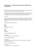 SRWE MODULES 7&ndash;9 &vert; COMPLETE PRACTICE QUESTIONS&comma; ANSWERS & STUDY GUIDE 2026&sol;2027&NewLine;&NewLine;