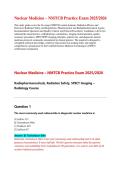 NMTCB Exam Prep 2025&sol;2026 &vert; Nuclear Medicine Technology Practice Question Bank