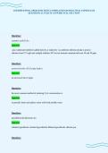 CERTIFIED POOL OPERATOR TESTS COMPILATION BUNDLE FINAL PAPER EXAM&NewLine;QUESTIONS ACCURATE ANSWERS FULL SOLUTION