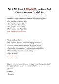 Fortis Institute NUR 201 Medical-Surgical Nursing 1 Exam 1 2026&sol;2027&vert; NCLEX-Style Questions with Complete Rationales