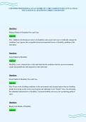 CERTIFIED PROFESSIONAL IN ACCESSIBILITY CORE COMPETENCIES ACTUAL EXAM&NewLine;TEST PAPER FULL QUESTIONS CORRECT RESPONSES