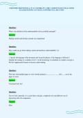 CERTIFIED PROFESSIONAL IN ACCESSIBILITY CORE COMPETENCIES FINAL PAPER&NewLine;EXAM QUESTIONS ACCURATE ANSWERS FULL SOLUTION