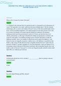 CERTIFIED POOL OPERATO 7 UPDATED ACTUAL EXAM QUESTIONS CORRECT&NewLine;ANSWERS GRADED A PLUS&NewLine;&NewLine;