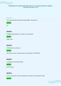 CERTIFIED POOL OPERATOR UPDATED ACTUAL EXAM QUESTIONS CORRECT&NewLine;ANSWERS GRADED A PLUS