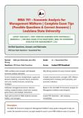 MBA 701 Economic Analysis for Management Midterm Exam 2026&sol;2027 &vert; 300 Verified Questions with Answers & Rationales &vert; LSU Graded A&plus; Latest Edition