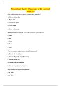 Woodshop Test 1 Questions with Correct&NewLine;Answers