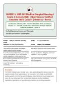 NUR201 &sol; NUR 201 Medical-Surgical Nursing I Exam 2 2026 &vert; 300 Verified Questions with Answers & Rationales &vert; Fortis Graded A&plus; Latest Edition