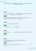 CERTIFIED PROTECTION PROFESSIONAL FINAL PAPER EXAM QUESTIONS ACCURATE&NewLine;ANSWERS FULL SOLUTION