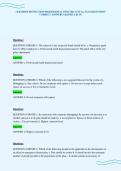 CERTIFIED PROTECTION PROFESSIONAL UPDATED ACTUAL EXAM QUESTIONS&NewLine;CORRECT ANSWERS GRADED A PLUS