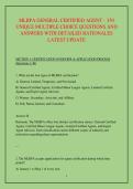 MLBPA GENERAL CERTIFIED AGENT &ndash; 350 &NewLine;UNIQUE MULTIPLE CHOICE QUESTIONS AND &NewLine;ANSWERS WITH DETAILED RATIONALES &NewLine;LATEST UPDATE 