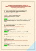 NAFA Maintenance Management Examination Questions and Verified Answers 2026 &vert; Certified Fleet Maintenance Manager &lpar;CFMM&rpar; Study Guide &vert; Complete Practice Exam & Fleet Management Review