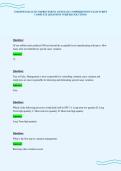 CERTIFIED QUALITY IMPROVEMENT ASSOCIATE COMPREHENSIVE EXAM SCRIPT&NewLine;COMPLETE QUESTIONS VERIFIED SOLUTIONS