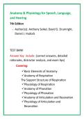 Anatomy & Physiology for Speech&comma; Language&comma; and Hearing 7th Edition Test Bank &vert; Chapter-by-Chapter Exam Prep for Speech-Language Pathology & Audiology