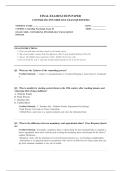 COUNSELING PSYCHOLOGY EXAM 2026  COMPLETE EXAM QUESTIONS AND ANSWERS 100&percnt; VERIFIED A&plus; GRADE ASSURED&excl;&excl;&excl;&excl;&excl; NEW LATEST UPDATE&excl;&excl;&excl;&excl;&excl;