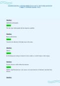 CERTIFIED RETINAL ANGIOGRAPHER EXAM ACTUAL TEST PAPER QUESTIONS&NewLine;CORRECT ANSWERS GRADED A PLUS&NewLine;