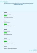 CERTIFIED RETINAL ANGIOGRAPHER EXAM REVIEW SHEET COMPLETE QUESTIONS&NewLine;ANSWERS GRADED A PLUS