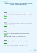 CERTIFIED REVENUE CYCLE REPRESENTATIVE COMPREHENSIVE EXAM SCRIPT&NewLine;COMPLETE QUESTIONS VERIFIED SOLUTIONS