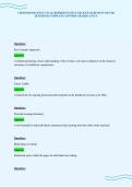 CERTIFIED REVENUE CYCLE REPRESENTATIVE CRCR EXAM STUDY SHEET COMPLETE&NewLine;QUESTIONS ACCURATE SOLUTIONS