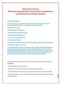 HESI Exit Exam Review&NewLine;250 Practice Questions With Correct Answers And Rationales&vert;&NewLine;Actual HESI Exit Exam Review Questions&NewLine;&NewLine;