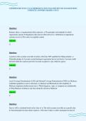 CERTIFIED REVENUE CYCLE REPRESENTATIVE EXAM REVIEW SOLVED QUESTIONS&NewLine;COMPLETE ANSWERS GRADED A PLUS