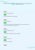 CERTIFIED PROSTHETIC ORTHOTIC ASSISTANT UPDATED ACTUAL EXAM QUESTIONS&NewLine;CORRECT ANSWERS GRADED A PLUS