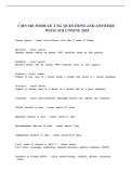 CMN 548 Module 2 SG Questions and Answers with Solutions &vert; Diagnostic & Laboratory Testing Study Guide &vert; Latest 2026 Update