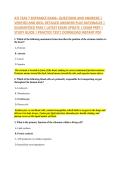 ATI TEAS 7 ENTRANCE EXAM&ndash; QUESTIONS AND ANSWERS &vert; &NewLine;VERIFIED AND WELL DETAILED ANSWERS PLUS RATIONALES &vert; &NewLine;GUARANTEED PASS &vert; LATEST EXAM UPDATE &vert; EXAM PREP &vert; &NewLine;STUDY GUIDE &vert; PRACTICE TEST&vert; DOWNLOAD INSTANT PDF 